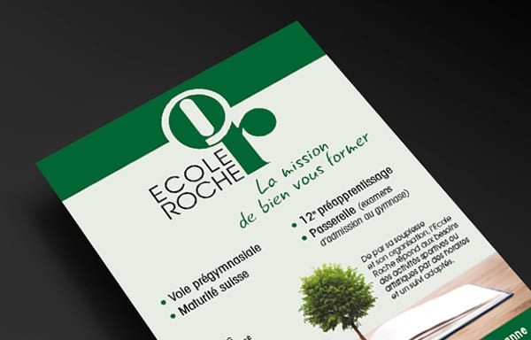 groupe écoles roche flyers