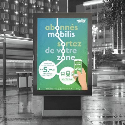 Affiche campagne à 5chf