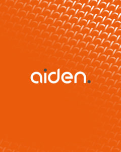 Le logo conçu par l'agence map.ch pour Aiden, entreprise régionale en Suisse romande