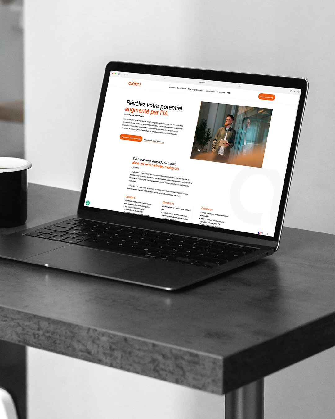 Création site internet Lausanne aiden. — portfolio map.ch