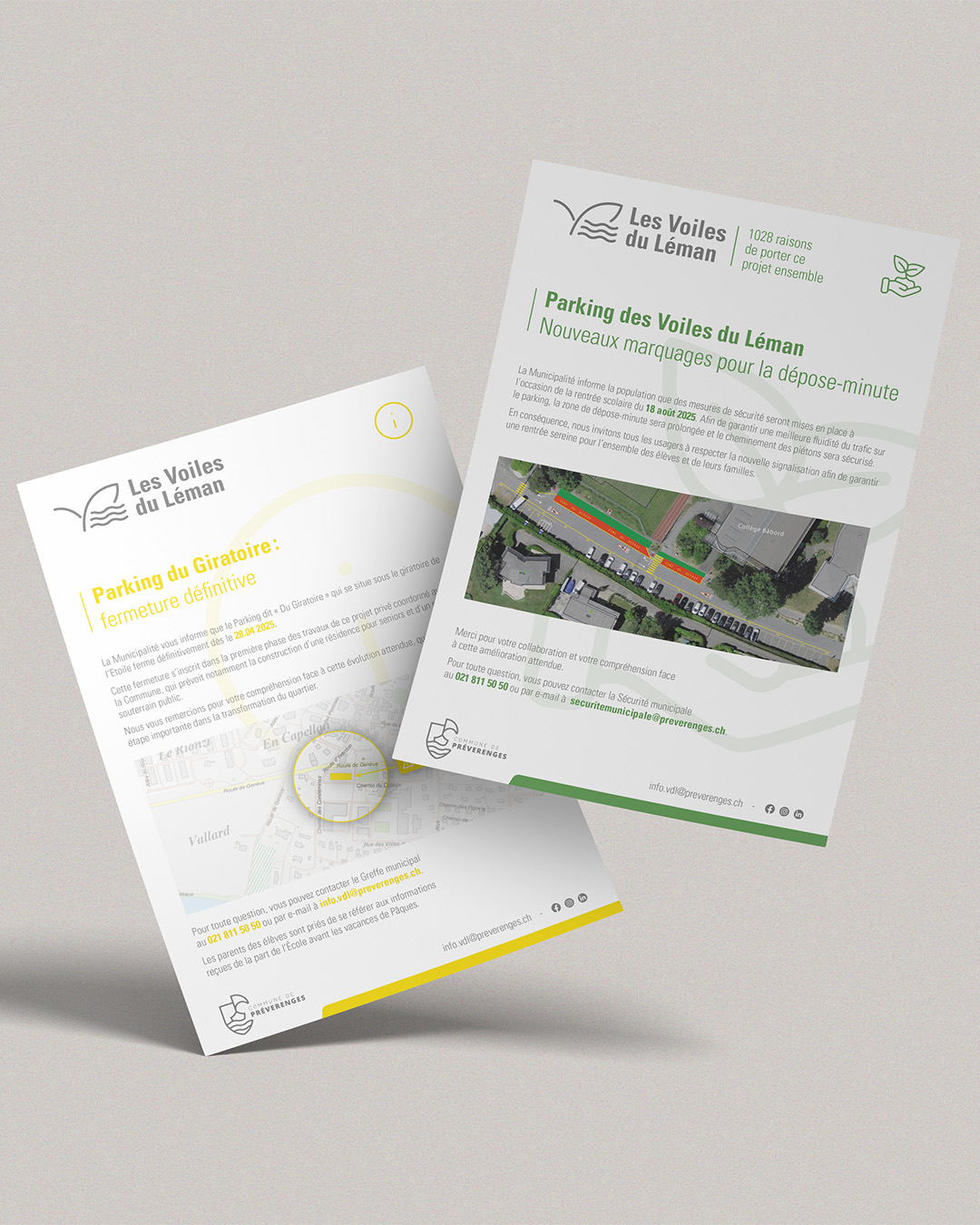 Les Voiles du Léman flyers