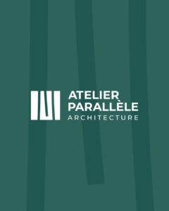 Le logo réalisé par l'agence map.ch pour l'Atelier Parallèle Architecture, bureau d'architecture