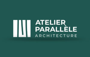 Le logo développé par l'agence map.ch pour l'Atelier Parallèle Architecture, bureau d'architecture