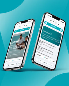 Nouveau site internet Evolink réalisé par l'agence map.ch, entreprise régionale en Suisse romande